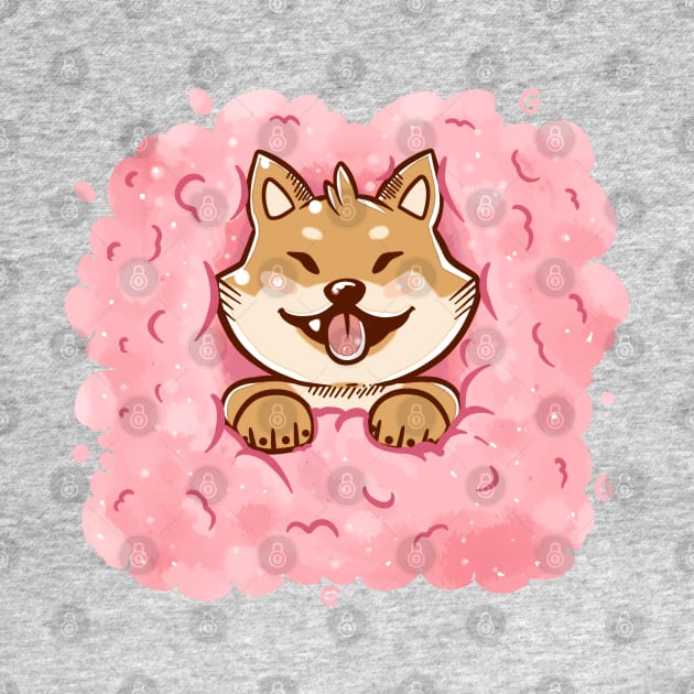 Cotton Candy Shiba Inu by TechraNova